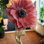 Floare decorativa gigant Mov pentru evenimente speciale