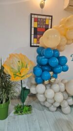 Floare decorativa gigant Galbena pentru evenimente speciale - imagine 4